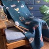 Clubhouse Prep Throw Blanket Recycled Cotton USA-Woven Throw Blanket by Ramus & Co - 2 of 4