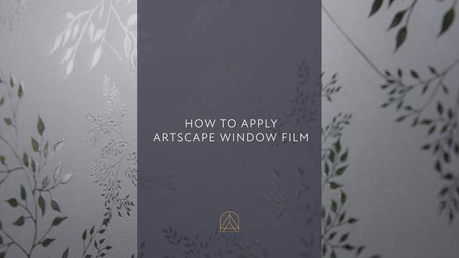 24&#34; x 36&#34; Begonia Window Film - Artscape, 2 of 7, play video