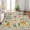 Coolmee  Machine Washable Modern Area Rug, Stain Resistant, Non Slip Rugs for Living Room, Bedroom, Hallway, Entryway & OfficeKhaki - 2 of 4