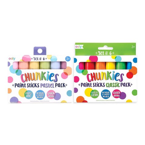 Chunkies Classic And Pastel Mess Free Paint Sticks : Target