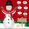 INFURNIC Party Decorations and Accessories Inflatable Snowman with Stable Design for Christmas Display, Multicolored, 3.5"*2.3"*6" - 3 of 4