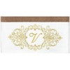 Linum Home Textiles 100% Turkish Cotton MONICA Gold Thread 2PC Embellished Bath Towel Set - 3 of 3