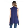 Maternity Draped Open Front Sleeveless Cardigan - 24seven Comfort Apparel™ - 3 of 3