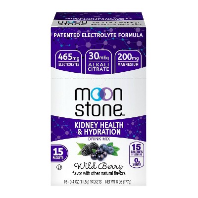 Moonstone Kidney Health Drink Mix - Wild Berry - 15ct/6oz