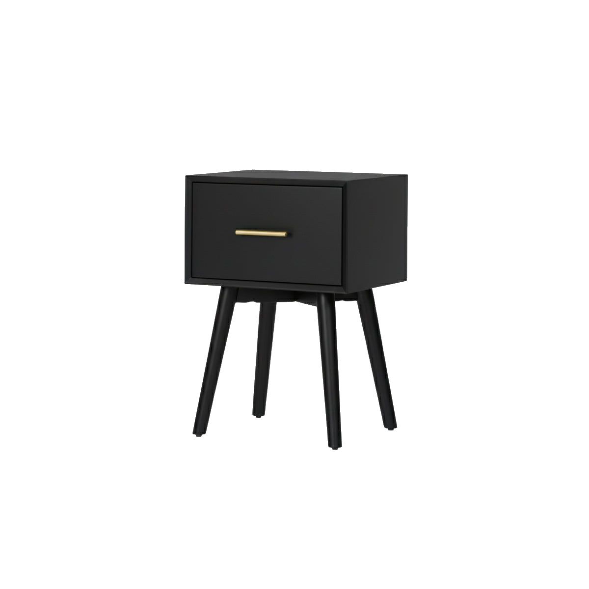Flynn Mid-Century End Table in Black | Alpine Furniture - thumbnail 3