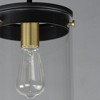 Maxim Lighting Pinn 1 - Light Pendant in  Black/Satin Brass - 2 of 4
