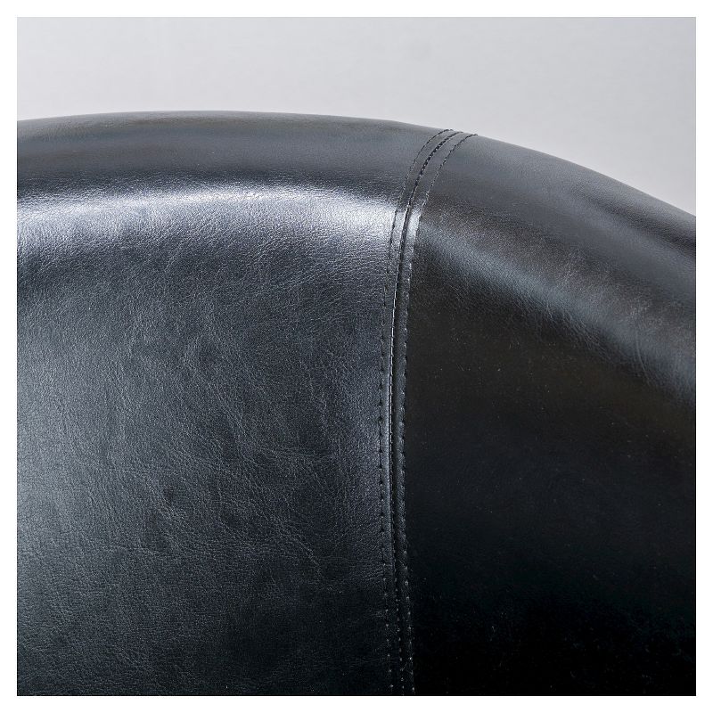 Daymian Faux Leather Swivel Club Chair - Christopher Knight Home, 5 of 6