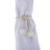 Unique Bargains Magnetic Buckle Large Faux Pearl Curtain Strap Polyester Rare Earth Magnet 2 Pcs - 4 of 4