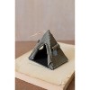 Tent-Shaped Christmas Ornaments – Set of Four – 7"Tall Hanging Decor by Kalalou - 3 of 4