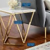 Modway Vertex Gold Metal Stainless Steel End Table - 3 of 3