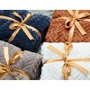 Chanasya Faux Fur Embossed Fuzzy Throw Blanket - 2 of 4