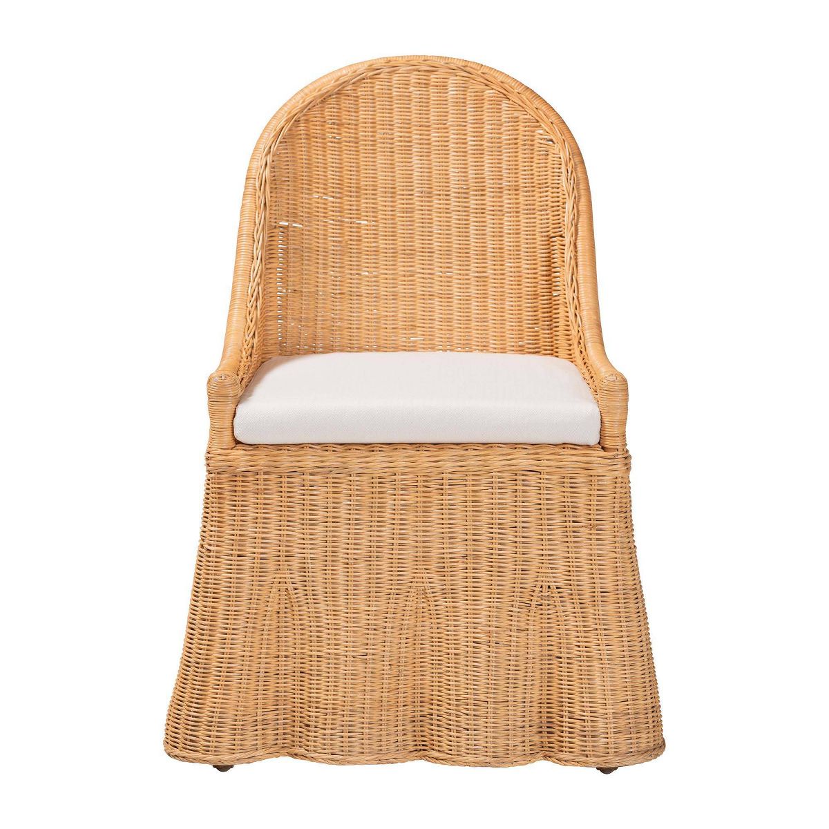 bali & pari Maya Natural Rattan Accent Chair Light Honey - thumbnail 2