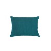 So Soft Linen Peacock Blue Pillow 14x20 - 2 of 3
