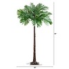 Nearly Natural 4-ft UV Resistant Lighted Artificial Palm Tree with 127 Warm White LED Lights (Indoor/Outdoor) - 2 of 4