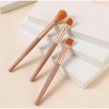 Wikineon Premium Makeup Brush Three Piece Set - Soft Synthetic Bristles for Foundation, Powder & Blush, Professional-Grade Tools - 2 of 4