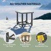 WestinTrends Azura Outdoor 18" HDPE Square Adirondack Patio Side Table - 3 of 4