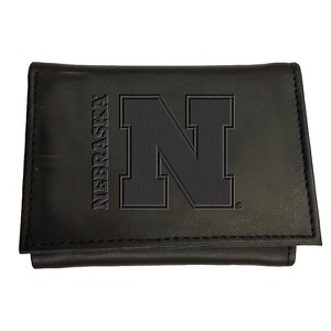 Evergreen University of Nebraska Tri Fold Leather Wallet - 1 of 2