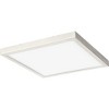 Progress Lighting, Everlume Collection, 1-Light, Flush Mount, Brushed Nickel, Edgelit Square Trim - 4 of 4