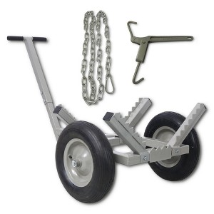 NAYSAYE Hand Truck Dolly Heavy Duty Steel Panel Cart Drywall Sheet Cart 750lb Capacity for Workshop and Warehouse, Yellow, 18"*50.5"*32" - 1 of 4