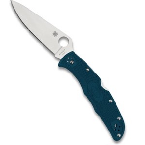 Spyderco Endura 4 Lightweight Folding Knife with K390 Premium Steel Blade | High-Strength Non-Slip Fiberglass Reinforced Nylon Handle, Blue - 1 of 4