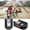 Aghana Digitals Bike Pedals Bicycle Folding Pedal Aluminum Alloy Mountain MTB Foot Pedal Set - 3 of 4
