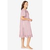 Dreams & Co. Short Floral Print Cotton Gown - 4 of 4