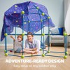 Joyfy Fort Building Kit for Kids, 81 Pcs Creative Construction Toy with Starry Cloth, Kids Tunnel DIY STEM Toy Birthday Gift for Boys Girls Aged 4-12 - 4 of 4