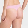 Women's 3pk Invisible Edge Thong Underwear - Wild Fable™ - 3 of 3