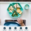 Tiny Twinkle Silicone Suction Divided Plate Baby/Toddler Dish for Independent Eating - 4 of 4