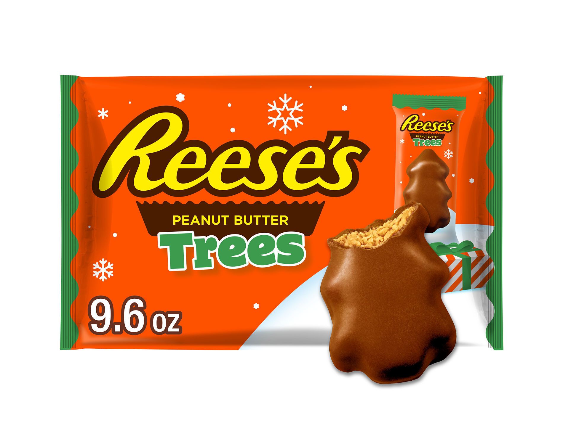Reese's Peanut Butter Trees Christmas Candy Snack Size - 9.6oz