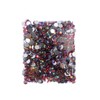 John Bead 1000-Piece 8mm (SS39) Red AB Acrylic Round Flat Back Rhinestones - 2 of 4