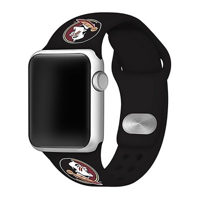 NCAA Florida State Seminoles Silicone Apple Watch Band 42mm