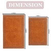 Home Weavers Luxury Collection 100% Cotton Tufted Bathroom Rug Set, Non-Slip Latex Bath Rug Set - 3 of 4