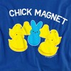 Easter Chick Magnet with Bunny Women's T-Shirt Royal - 2 of 4