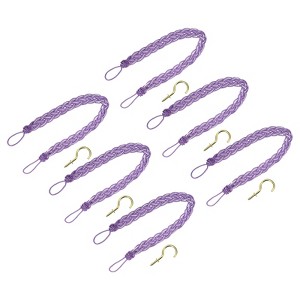 Unique Bargains Hand Woven Decorative Braided Curtain Tiebacks - 1 of 4