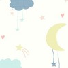 NEXT Moon and Stars Pastel Removable Wallpaper - 4 of 4