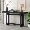 Contemporary Console Table With Wood Top, Extra Long Entryway Table, Modern Sofa Table-Cuddlewood - 2 of 4