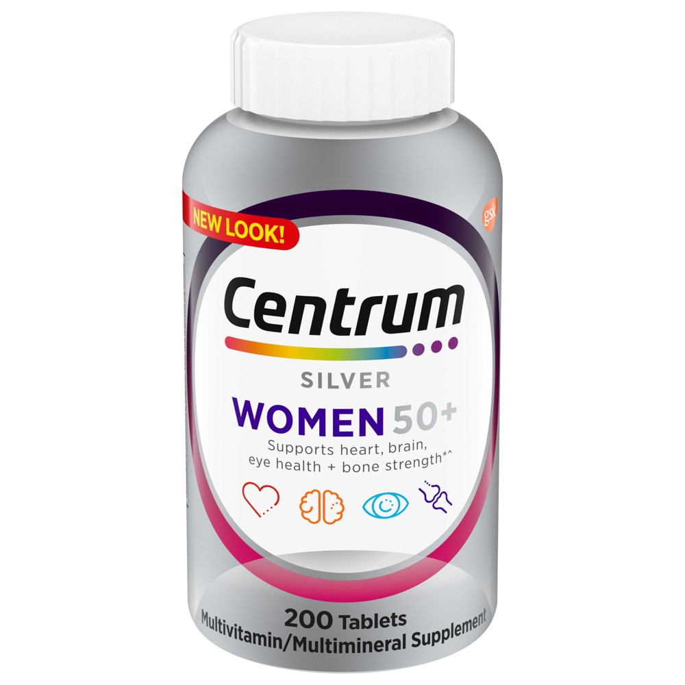UPC 300054756718 product image for Centrum Silver Women 50+ Multivitamin / Multimineral Dietary Supplement Tablets  | upcitemdb.com