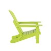 WestinTrends Malibu  HDPE Outdoor Folding Poly Adirondack Chair (Set of 8) - 4 of 4