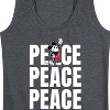 Women's - Disney - Mickey Peace Graphic Racerback Tank - 2 of 4