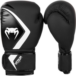 Venum Contender 2.0 Hook and Loop Boxing Gloves - Black/Gray/White - 1 of 2