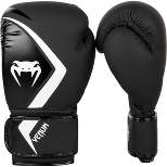Venum Contender 2.0 Hook and Loop Boxing Gloves - Black/Gray/White