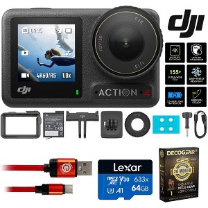 DJI Osmo Action 4 Standard Combo 4K Action Camera w/ 26 Months Protection Bundle - 1 of 4
