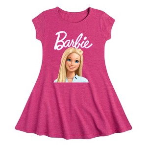 Girls' - Barbie - Original Barbie Fit & Flair Cap Sleeve Dress - 1 of 1