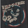 Women's Lilo & Stitch Wild and Free Distressed Racerback Tank Top - 2 of 4