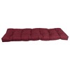 Blazing Needles, 60-inch by 19-inch Tufted Solid Outdoor Spun Polyester Loveseat Cushion - 2 of 3