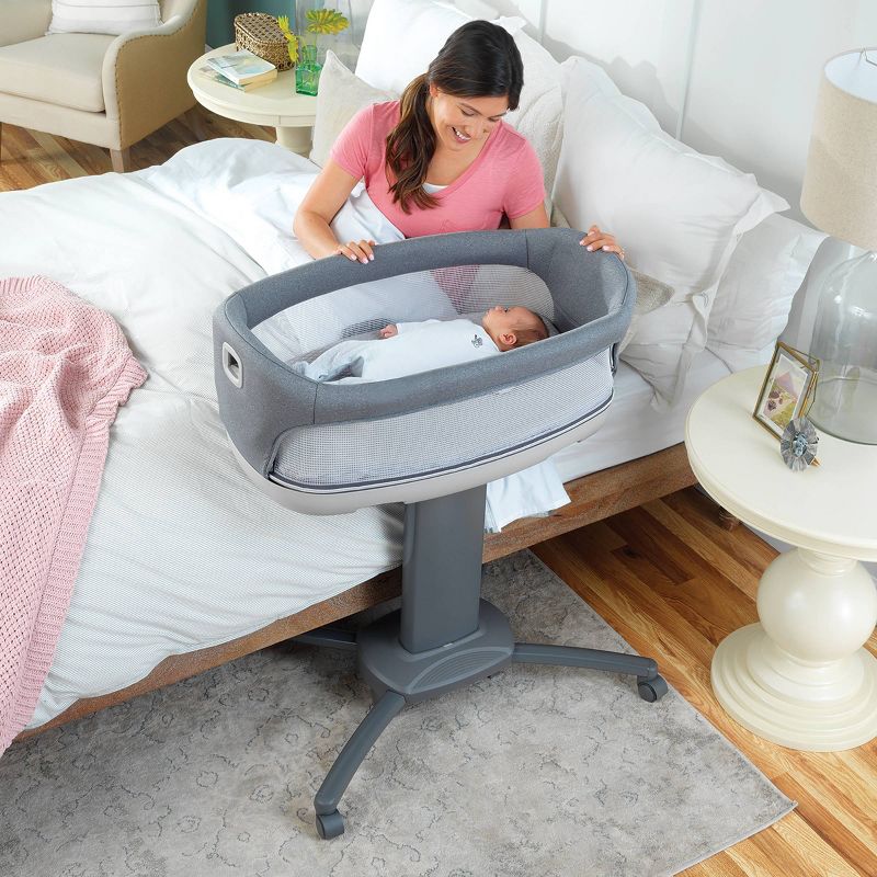 Chicco Close to You 3 in 1 Bedside Bassinet Heather Gray, 3 of 15