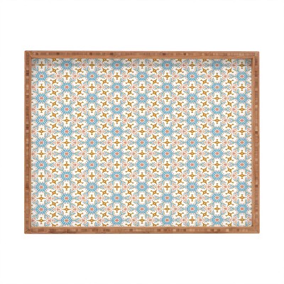 Marta Barragan Camarasa Boho mosaic desert colors N Rectangular Tray -Deny Designs