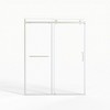Cesicia 60x75 inches Brushed Nickel Sliding Shower Door - 2 of 4