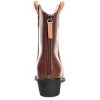 Journee Collection Womens Novva Tru Comfort Foam Back Heel Zip Stacked Heel Booties Brown 7 - 3 of 4